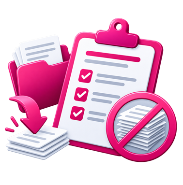 Minimum Paperwork